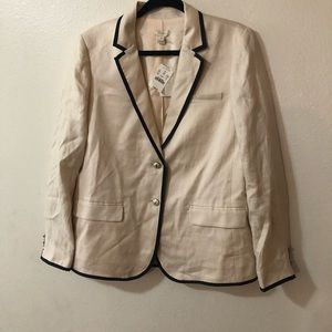 J Crew Schoolboy Linen Blazer Linen